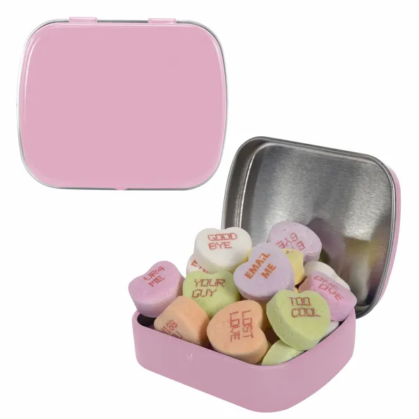 Small Mint Tin with Conversation Hearts - All Signs Today