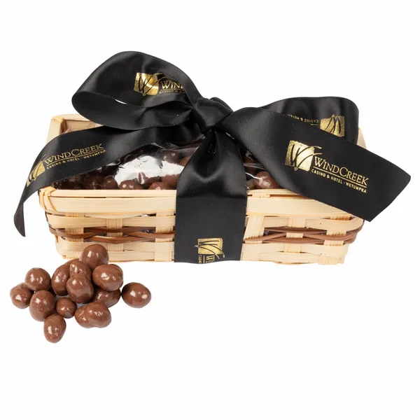 Gift Basket with Choc Covered Peanuts - All Signs Today