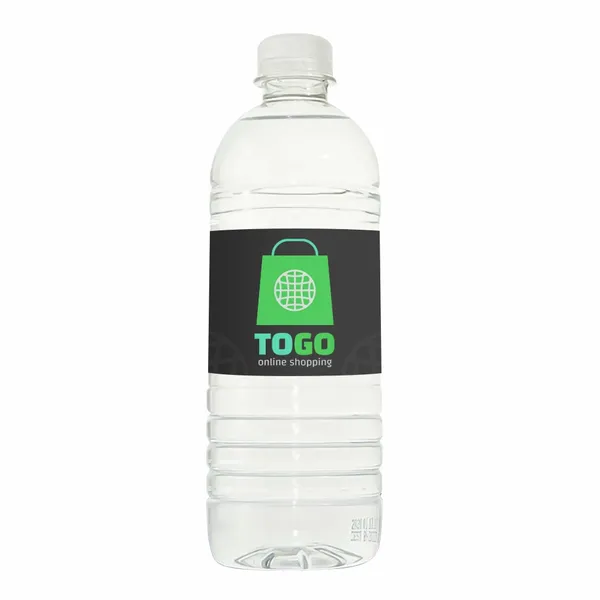 16.9 oz Plastic Ribbed Bottle - All Signs Today