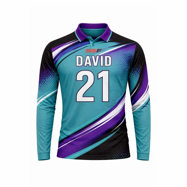 Full Color Sublimated Long Sleeve Polo - All Signs Today