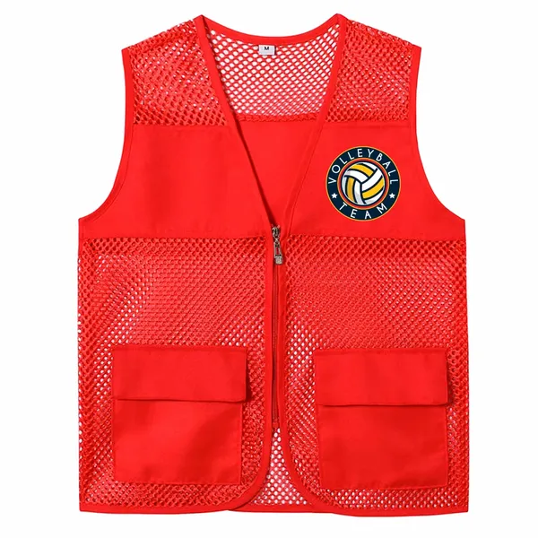 Breathable Mesh Vests with Zippers - All Signs Today