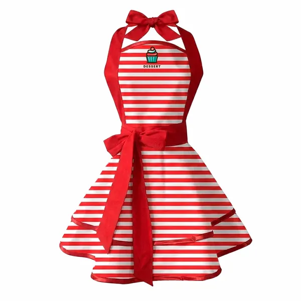 Classic Stripe Double Layer Cotton Aprons - All Signs Today
