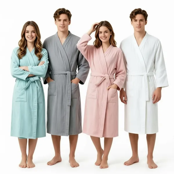 4 Layer Gauze Cotton Bathrobes - All Signs Today