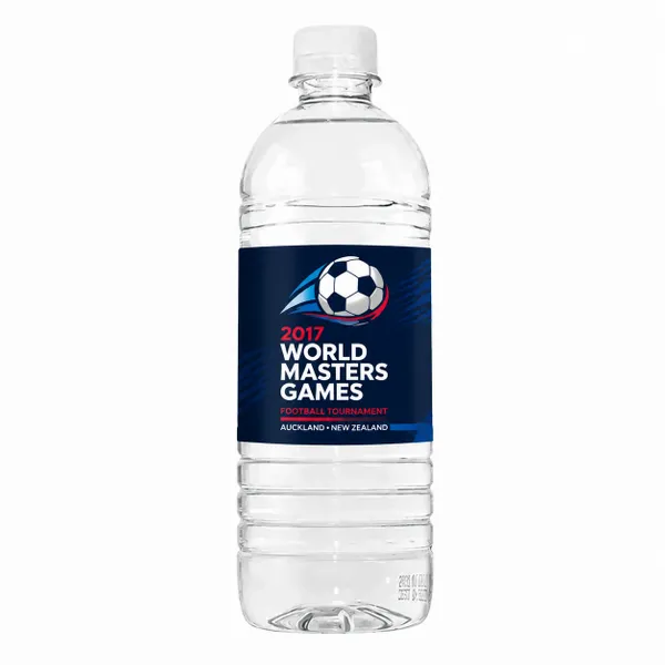 16.9 oz Plastic Ribbed Bottle - All Signs Today