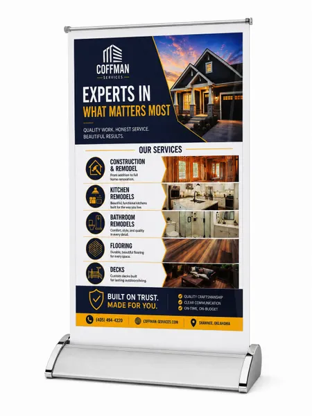Table Roll Up Banner Stand - All Signs Today