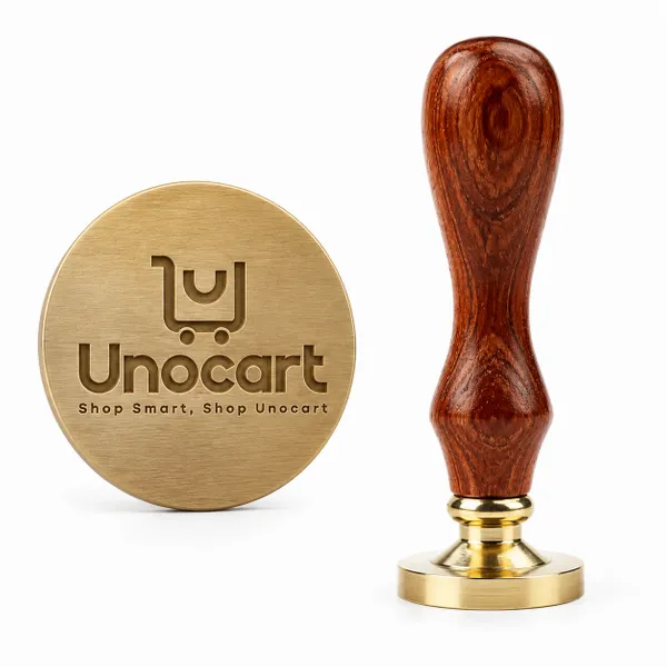 Pearwood Handle Wax Seal Stamps