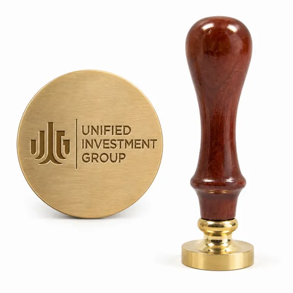 Beechwood Handle Wax Seal Stamps