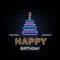 Cutie Cakie Happy Birthday Neon Sign - All Signs Today
