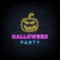 Halloween Party Neon Sign with Pumpkin - All Signs Today