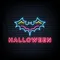 Halloween Neon Sign with Bat - All Signs Today
