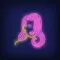 Girl with Pink Hair Neon Sign - All Signs Today