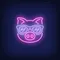 Cute Cartoon Pink Pig Sunglasses Neon Sign - All Signs Today
