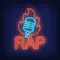 Rap Microphone Flame Neon Sign - All Signs Today