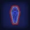 Vampire Coffin Neon Sign - All Signs Today
