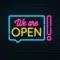 We Are Open Neon Sign - All Signs Today