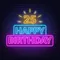 25th Happy Birthday Neon Sign - All Signs Today