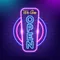 We are Open Vertical Neon Sign - All Signs Today