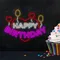 Happy Birthday Heart and Balloon Neon Sign - All Signs Today