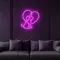 Scribble Dog Heart Neon Sign - All Signs Today