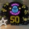 Blissful Happy Birthday Neon Sign - All Signs Today