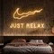Nike Just Relax Neon Sign - All Signs Today