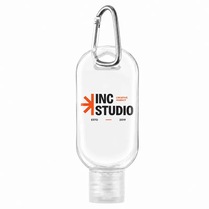 Sanitizer Bottles With Carabiner - All Signs Today