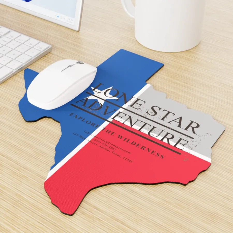 Custom Shape Die Cut Mouse Pad - All Signs Today