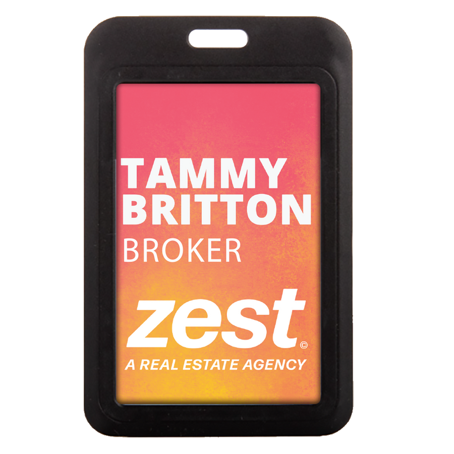 Full Color Printed Plastic Holder - All Signs Today