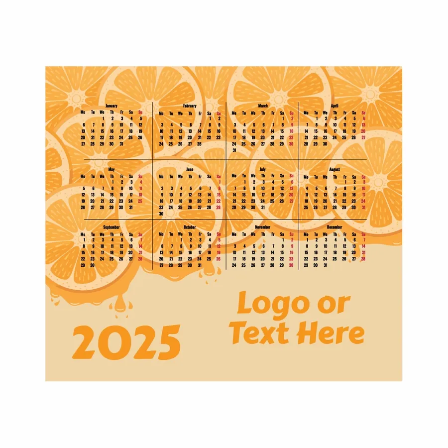 Custom Orange Mouse Pad - All Signs Today