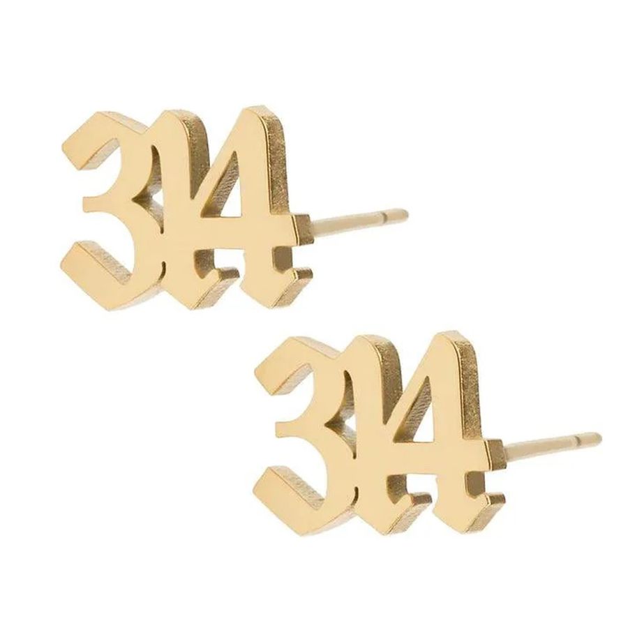 Die Struck Metal Earrings - All Signs Today