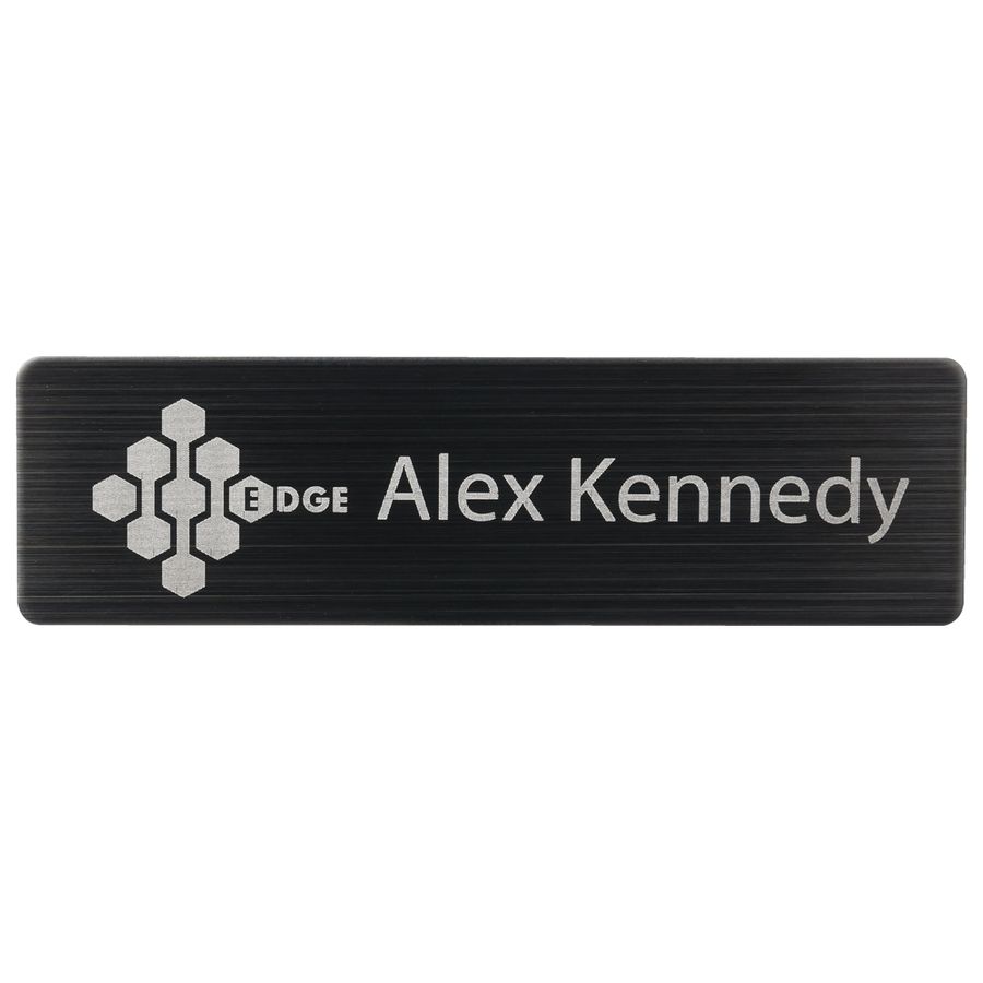 Engraved Metal Name Badges - All Signs Today