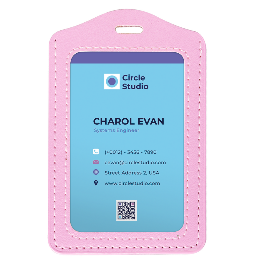 Custom PU Badge Holders - All Signs Today