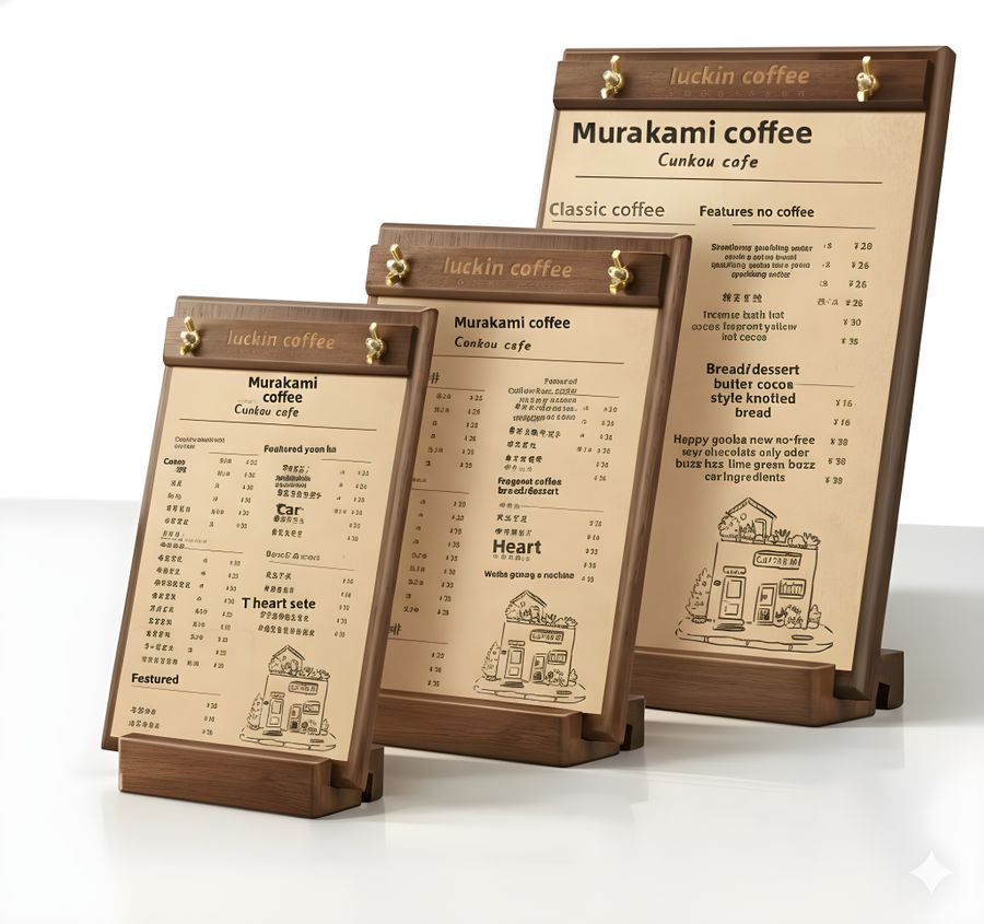 Wood Menus - All Signs Today