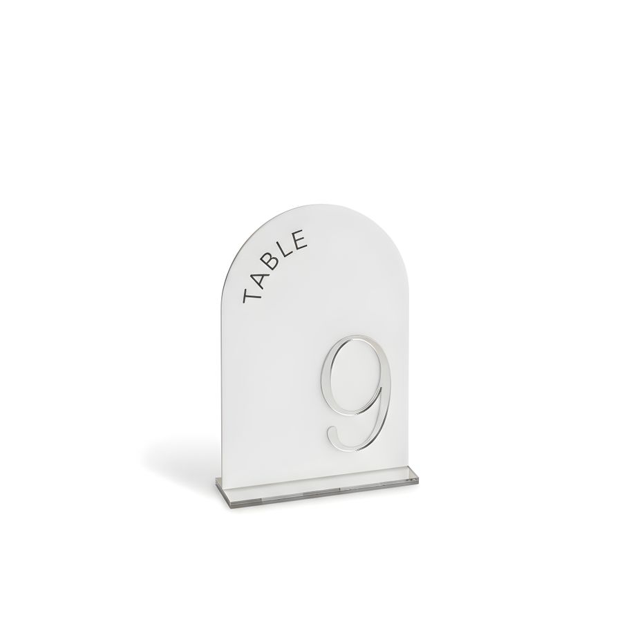 Metallic Table Numbers - All Signs Today