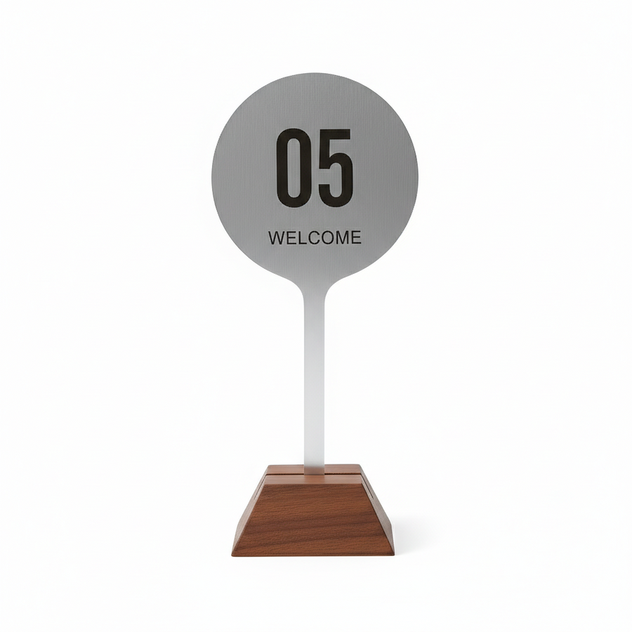 Stainless Steel Table Numbers - All Signs Today