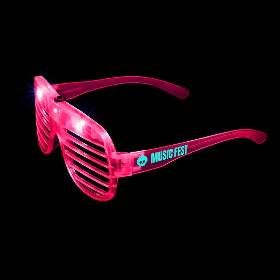 Light-Up LED Slotted Glasses - All Signs Today