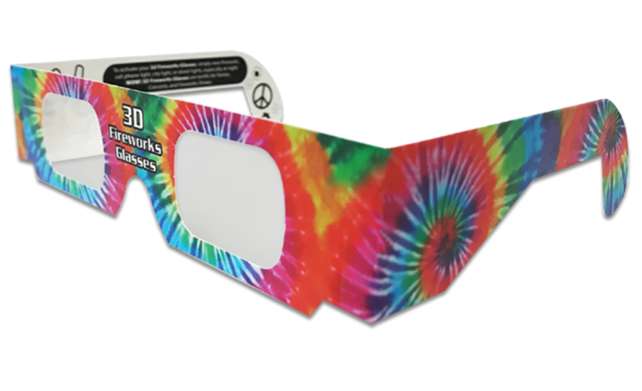 Paper 3D Fireworks Glasses - All Signs Today