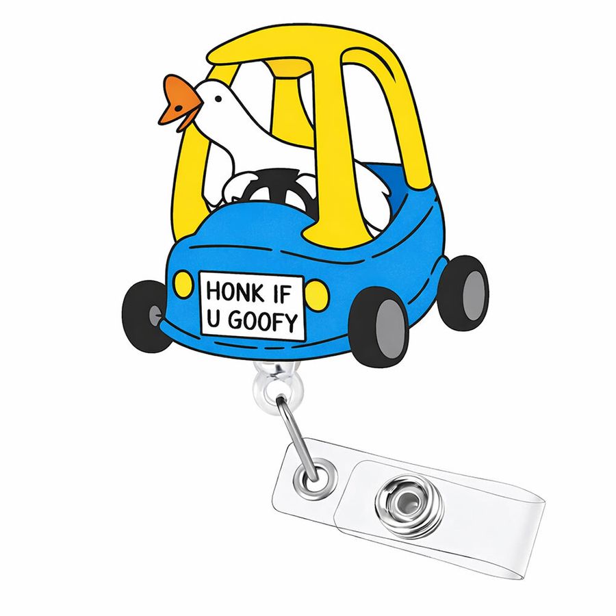 Custom Shape Acrylic Badge Reel - All Signs Today