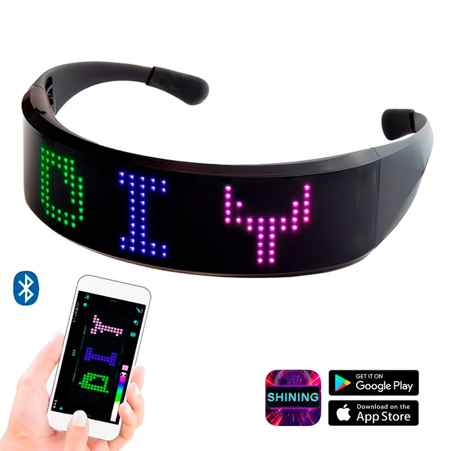 LED Light Up Glasses with Bluetooth - All Signs Today