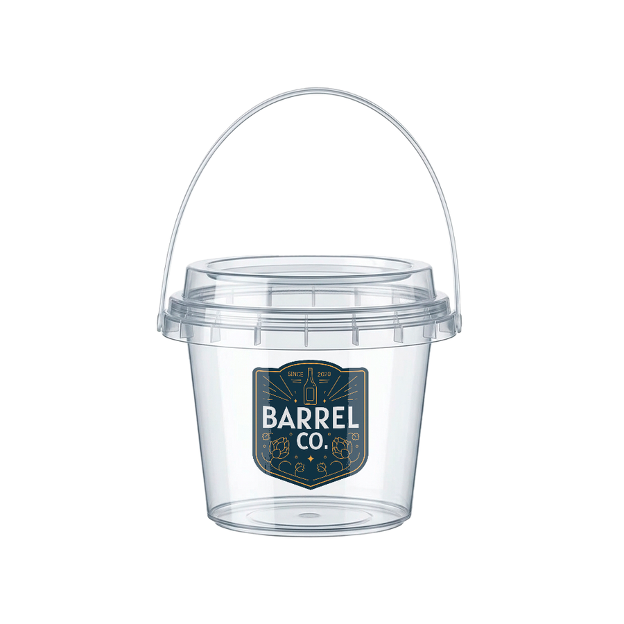 Premium Transparent Drink Buckets - All Signs Today