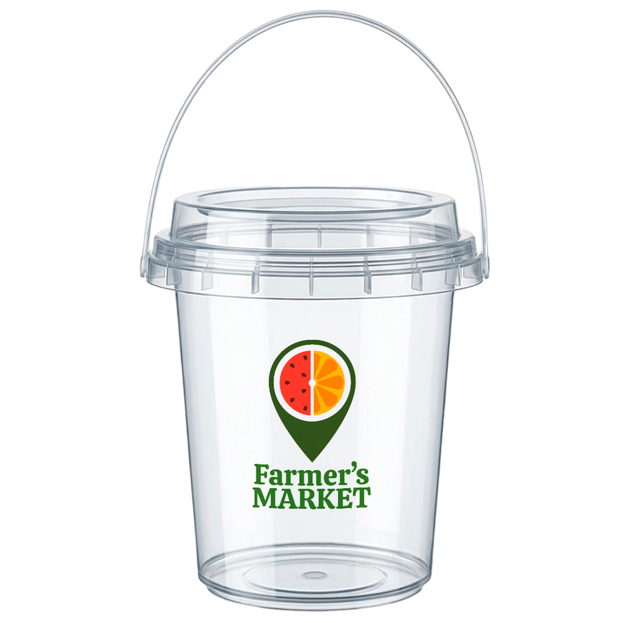 Premium Transparent Drink Buckets - All Signs Today