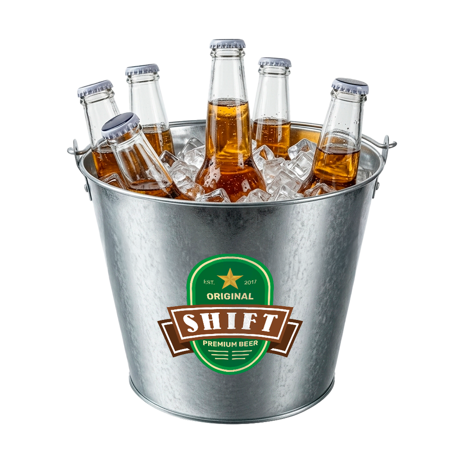 Tinplate Beer Buckets & Opener Combo - All Signs Today