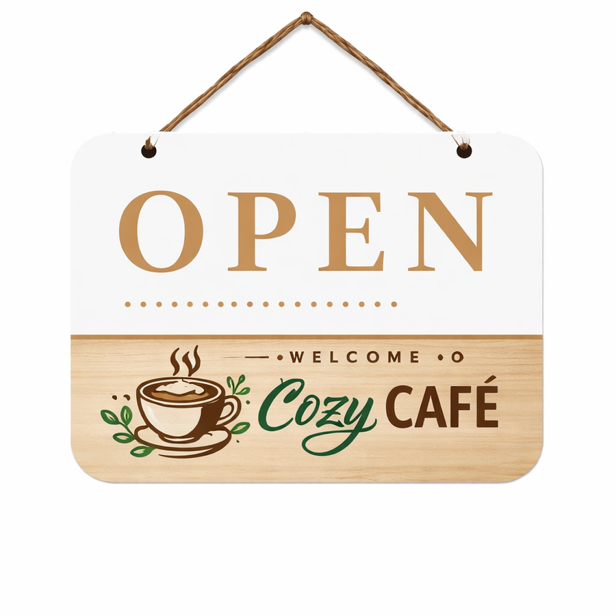 Plastic Hanging Door Signs - All Signs Today