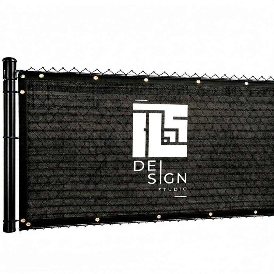 Custom 85% Blockage Fence Screen - All Signs Today