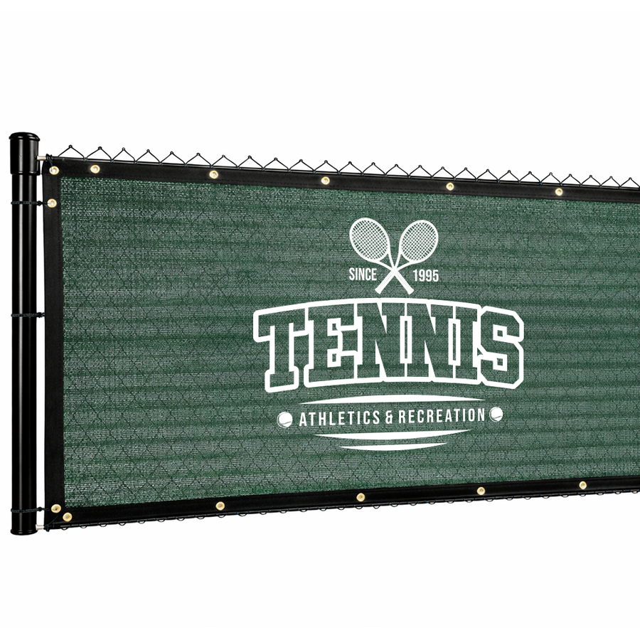 Custom 90% Blockage Fence Screen - All Signs Today
