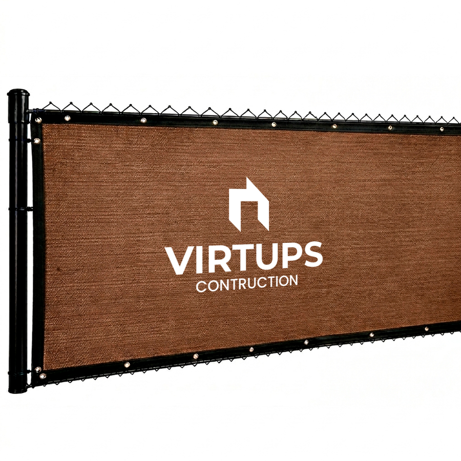Custom 98% Blockage Fence Screen - All Signs Today