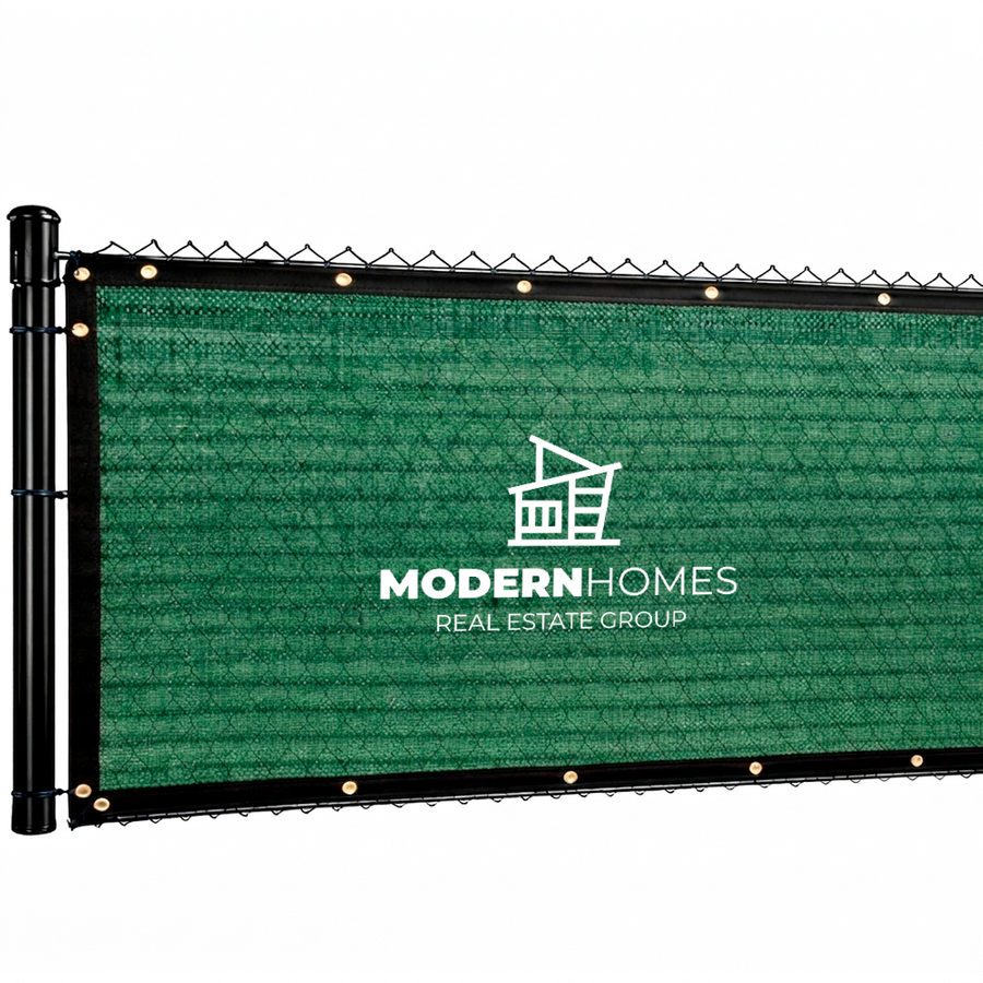Custom 85% Blockage Fence Screen - All Signs Today