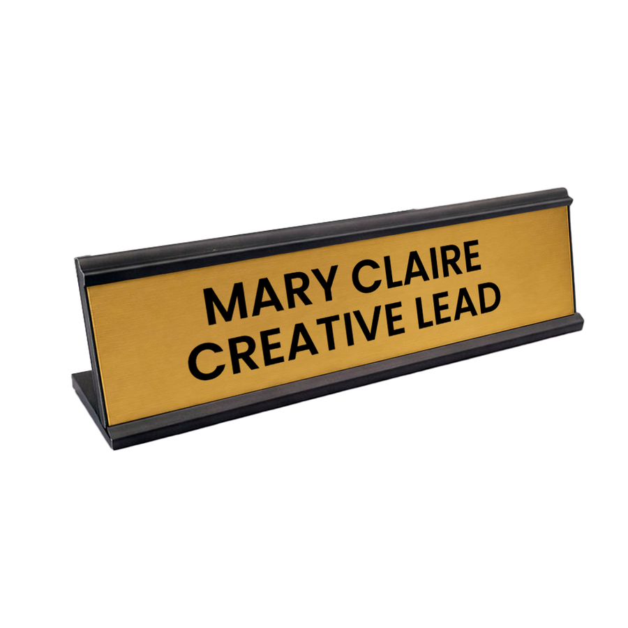 Metal Desktop Name Badges - All Signs Today