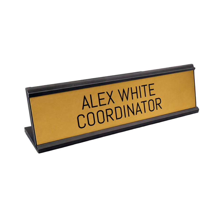 Metal Desktop Name Badges - All Signs Today