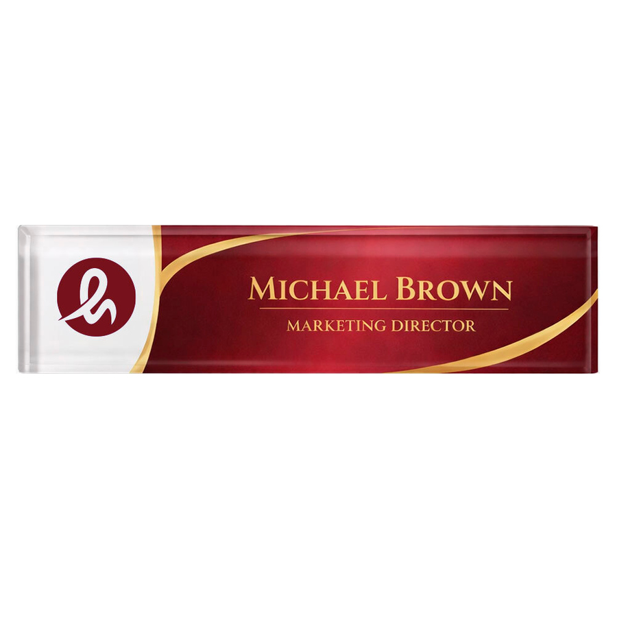 Acrylic Desktop Name Badges - All Signs Today